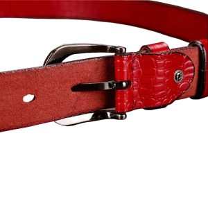 Fashion Genuine leather Belts for women Crocodile design Pin buckle belt woman Quality cow skin waist 1