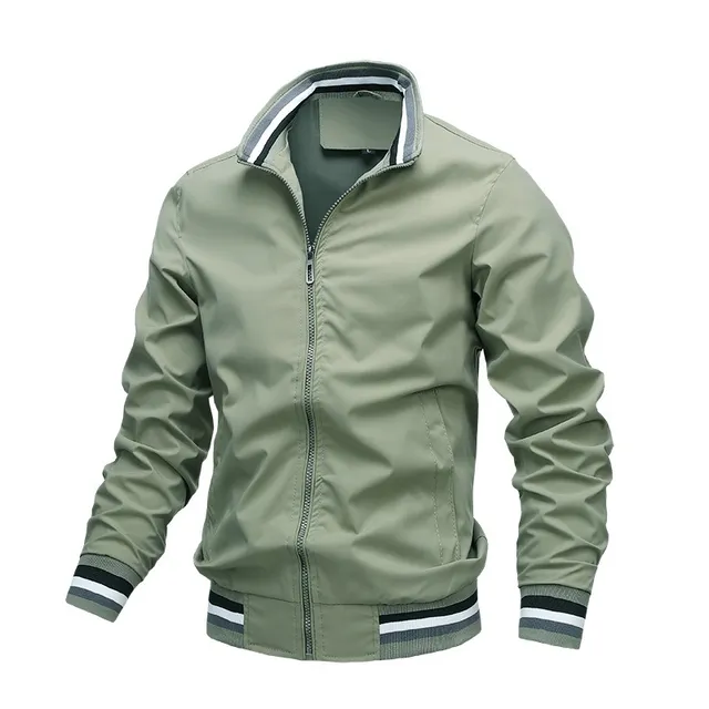 Autumn and Winter Men s Stand Collar Casual Zipper Jacket Outdoor Sports Coat Windbreaker Jacket for.jpg 640x640 2